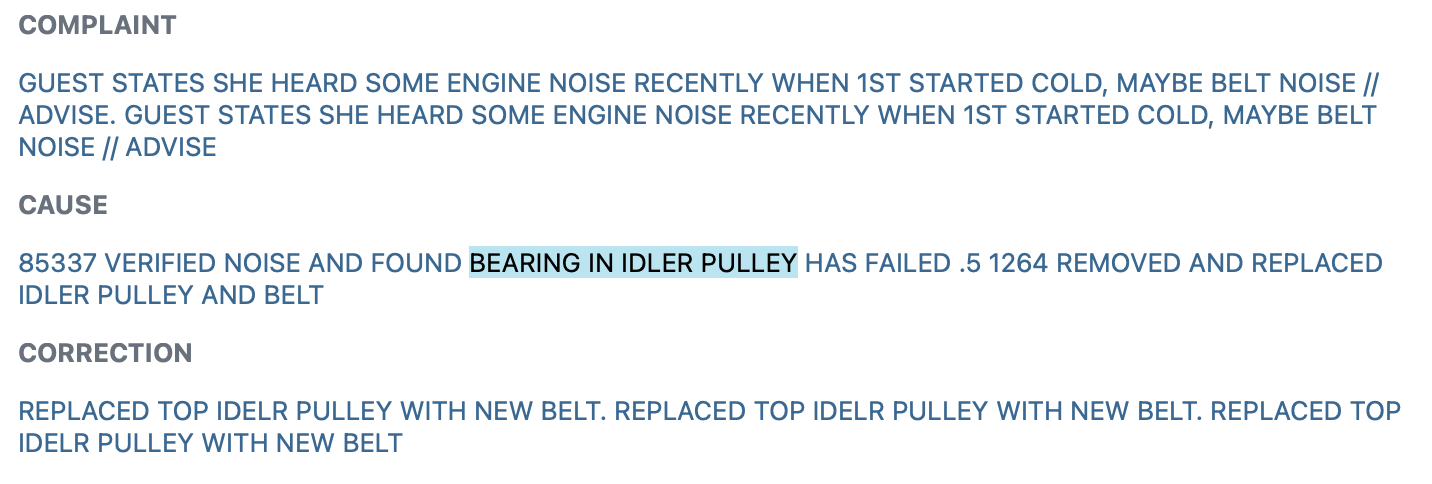 Idler Pulley Coded Example